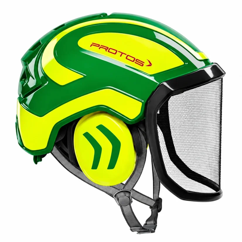 Helmet PROTOS INTEGRAL ARBORIST two-tone - Color: black/red