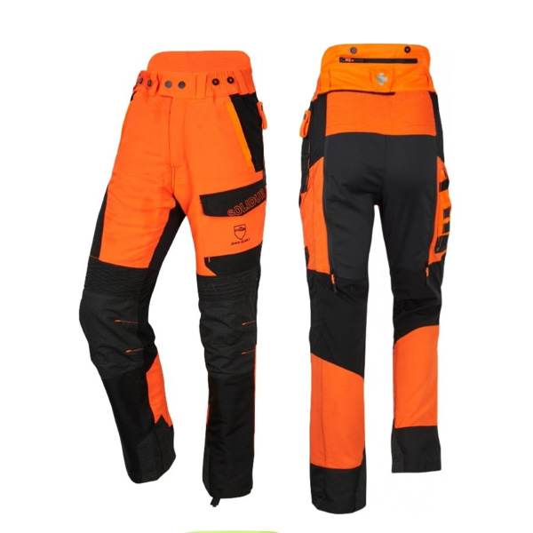 Chainsaw trousers SOLIDUR INFINITY - orange