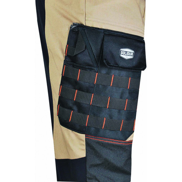 SOLIDUR HANDY LONG +7cm nadrág, bézs
