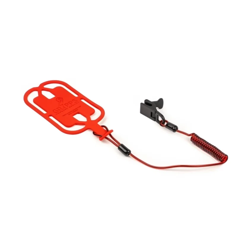Uchwyt na telefon GRIPPS PHONE GRIPPER z linką zabezpieczającą