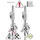 Positioning descender ART SPIDERJACK 2.1 - DYNEEMA