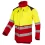 Reflective work jacket SIP PROTECTION 1SKK FOREST FOR FLASH - Hi-Vis yellow