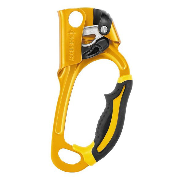 PETZL ASCENSION hand ascender - yellow/black