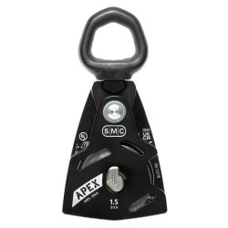 Kladka s obrltíkem SMC APEX SWIVEL 1.5 - 38 kN černá