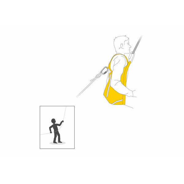 Evakuačný trojuheník PETZL PITAGOR