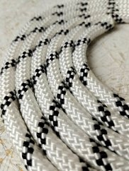 Rope COUSIN TRESTEC SAFETY PRO 10.5 mm white-black - free length