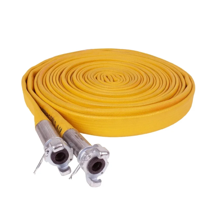 AIRSPADE lightweight air hose with couplings (1" ID) 15.2 m