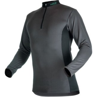 Thermo tričko PFANNER ZIPP-NECK SHIRT - šedá