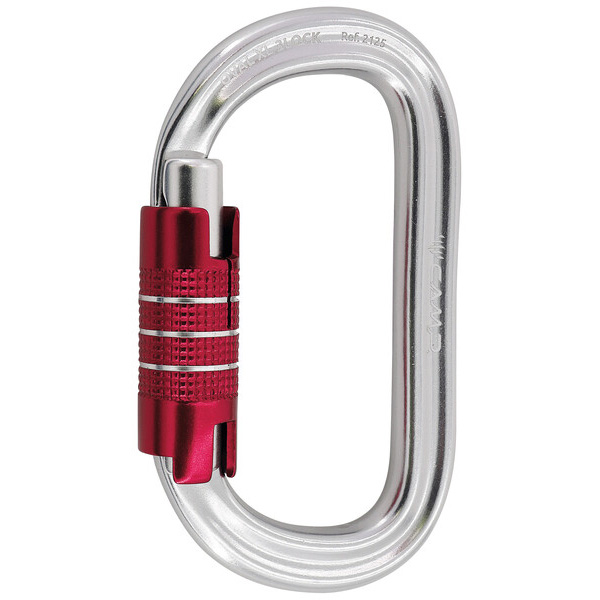 CAMP OVAL XL 3Lock carabiner - titanium gray