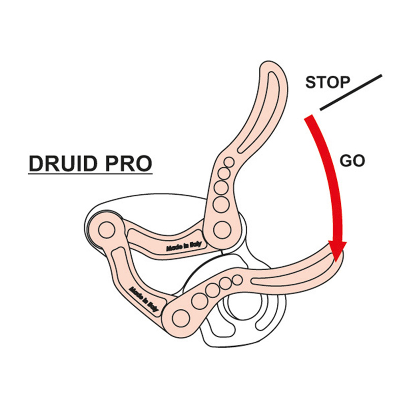 Ereszkedőeszköz CAMP DRUID PRO Black