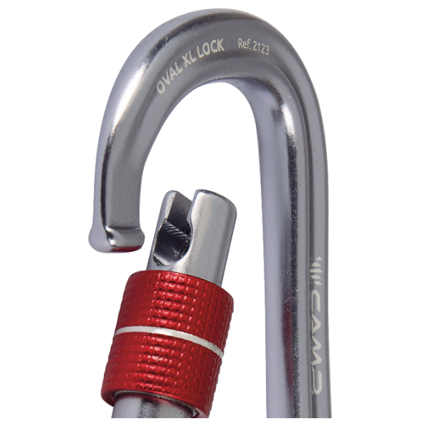 CAMP OVAL XL Lock carabiner - titan