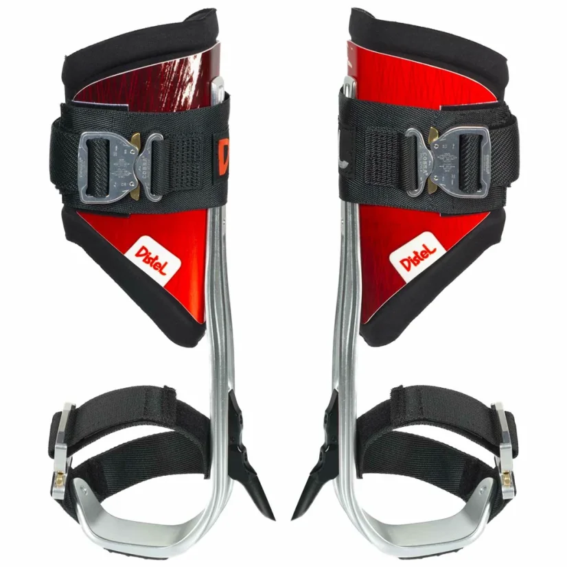DISTEL ALU PLUS by DMM tree climbing spurs with CLICK buckle straps