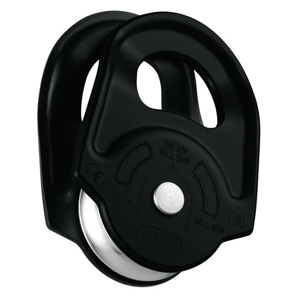 Kladka PETZL RESCUE - čierna