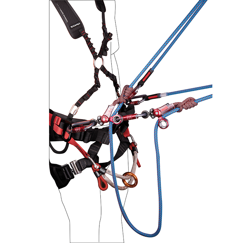 CAMP GYRO LANYARD TWIN + 4× 2125