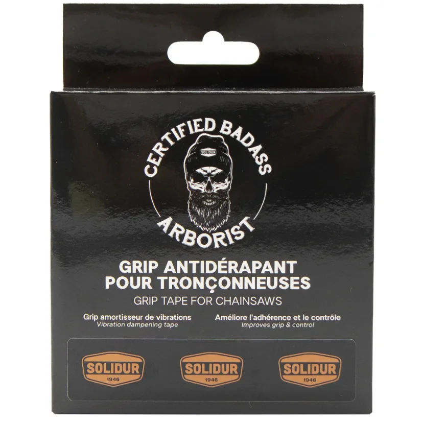 Protiskluzová páska SOLIDUR GRIP TAPE - černá/žlutá