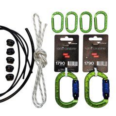 Arborist harness TEUFELBERGER treeMOTION PRO X + 6 carabiners + bag