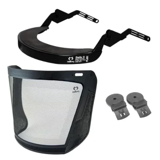 HELLBERG SAFE STEEL MESH face shield set + adapters HELLBERG SAFE STEEL MESH face shield set + adapters