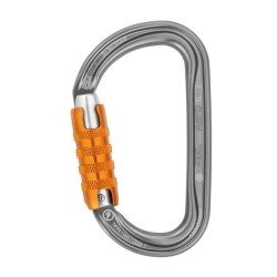 Karabína PETZL AmD Triact-Lock šedá