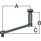 Klika k navijáku HARKEN ALUMINUM LOCK-IN