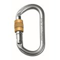 Oval carabiner SINGING ROCK STEEL Screw