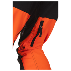 Protipořezové kalhoty SIP PROTECTION 1SRL SAMOURAI SHORT - 75 cm - šedá