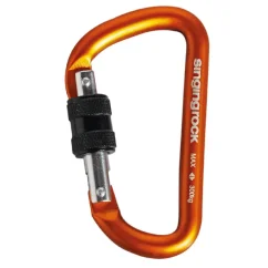 Auxiliary SINGING ROCK MINI D screw carabiner