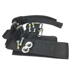 DISTEL replacement lower Velcro straps for tree climbing spurs