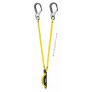 Dvojitý lanyard PETZL ABSORBICA®-Y MGO 150 cm verzia FLEX - európska verzia