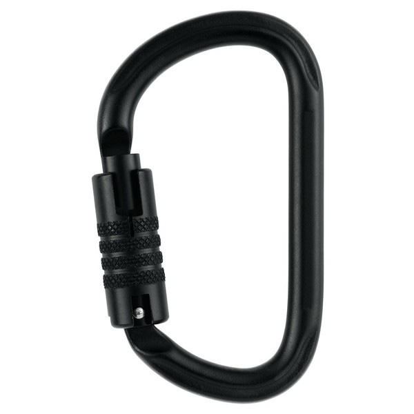 Karabiner PETZL VULCAN Triact-Lock - fekete - nemzetközi szabványok