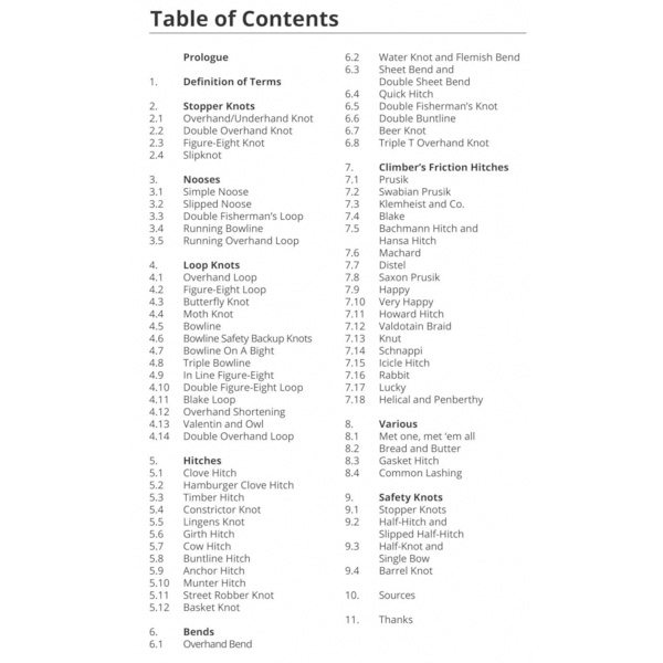 TREE CLIMBERS KNOTBOOK - 4th edition