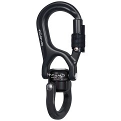 Karabína s otočným závesom CAMP ENIGMA 3Lock Black