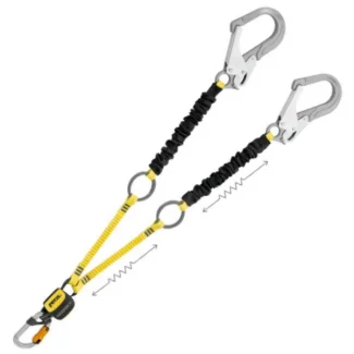Tlumič pádu PETZL ABSORBICA-Y TIE BACK 150 cm  + MGO + Bm´D