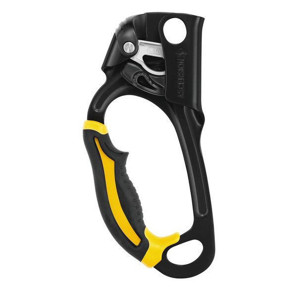 PETZL ASCENSION hand ascender - yellow/black