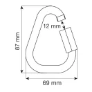 CAMP DELTA QUICK LINK STEEL - 10 mm CAMP DELTA QUICK LINK STEEL - 10 mm