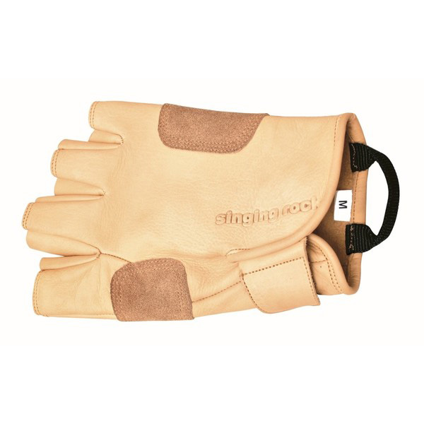 SINGING ROCK GRIPPY 3/4 leather gloves