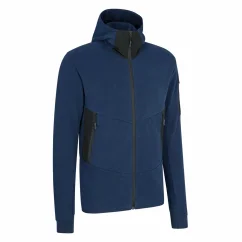 PFANNER HEMP FULLZIP SWEATER blue
