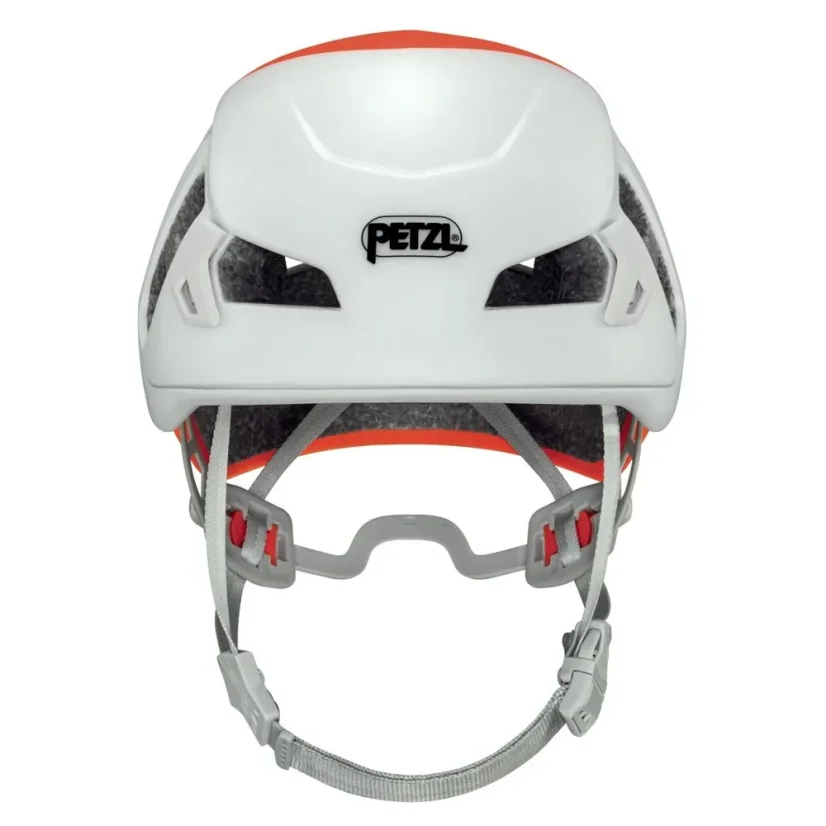 Horolezecká prilba PETZL METEOR – bielooranžová