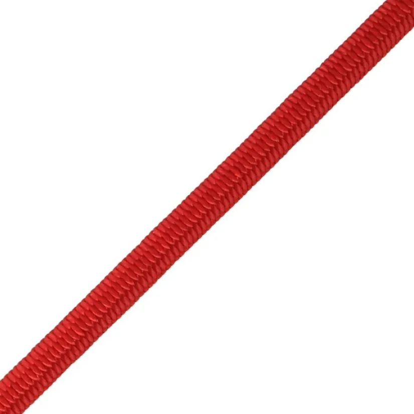 Elastické lanko LIROS BUNGEE SHOCK CORD 4 mm - červená