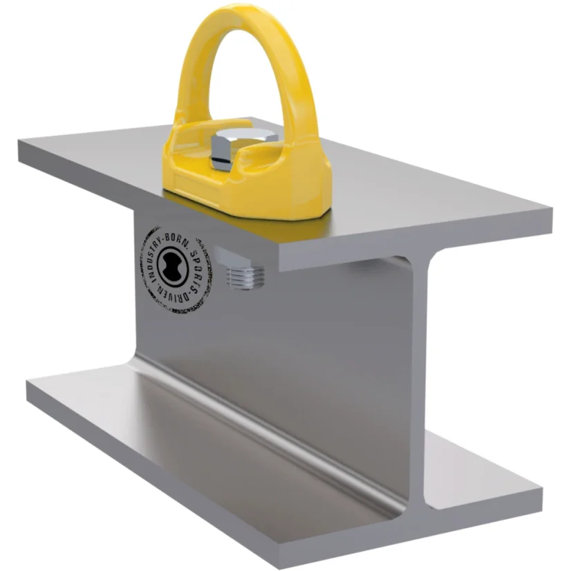 D-BOLT TYP 47 – Mechanical anchoring to a steel structure – M16 bolt with washer and nut