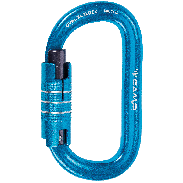 CAMP OVAL XL 3Lock carabiner - blue