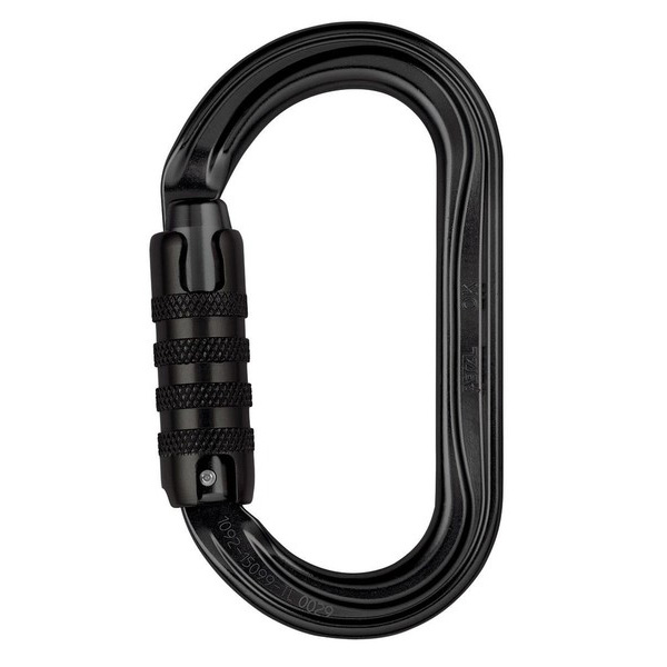Karabína PETZL OK Triact-Lock - čierna