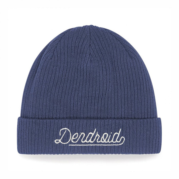 DENDROID SCRIPT BEANIE STEEL STEEL BLUE