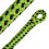 Arborist rope TEUFELBERGER FLY 11.1 mm 1x eye - GREEN