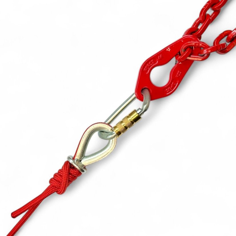 ROPETEQ STD 10mm DYNEEMA-PES 41 kN  rope red 200 m