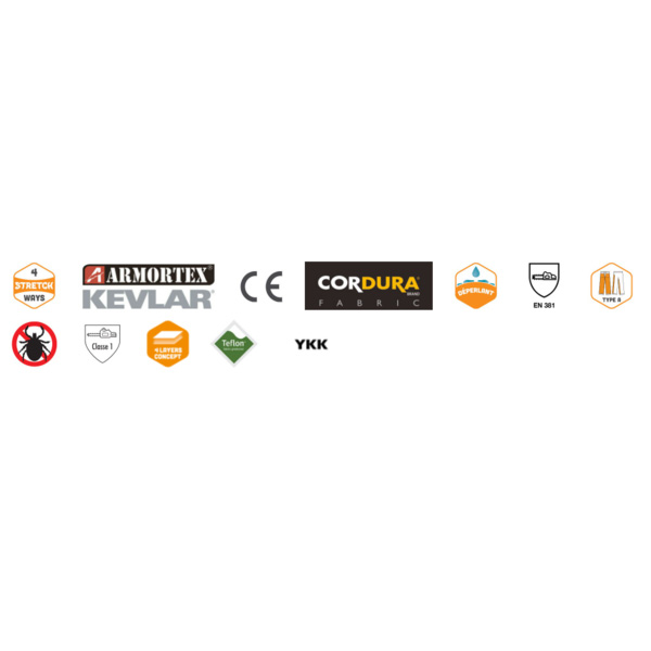 Chainsaw pants SOLIDUR CLIMB CHAINSAW Armortex® Kevlar®