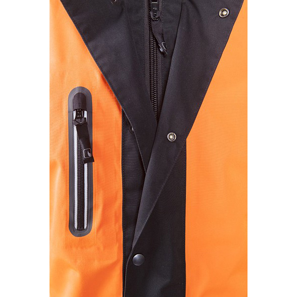 Nepremokavá pracovná bunda SIP PROTECTION 1SLR KEIU Hi-Vis oranžovo-čierna