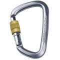 D carabiner SINGING ROCK STEEL Screw