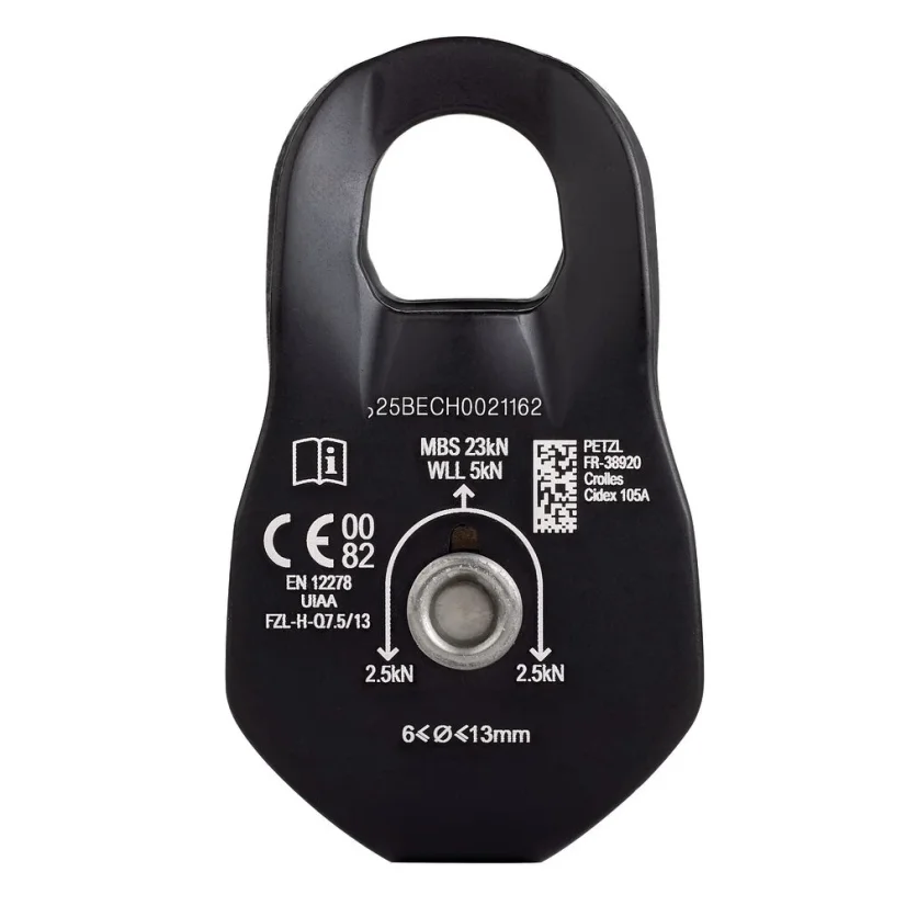 Kladka PETZL FIXE černá