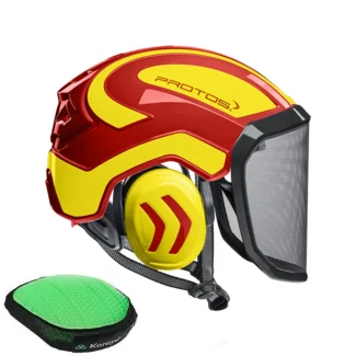 PROTOS INTEGRAL CLIMBER ARBORIST helmet two-tone - red/yellow PROTOS INTEGRAL CLIMBER ARBORIST helmet two-tone - red/yellow