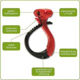 Držiak na laná CABLE WRAPTOR XL